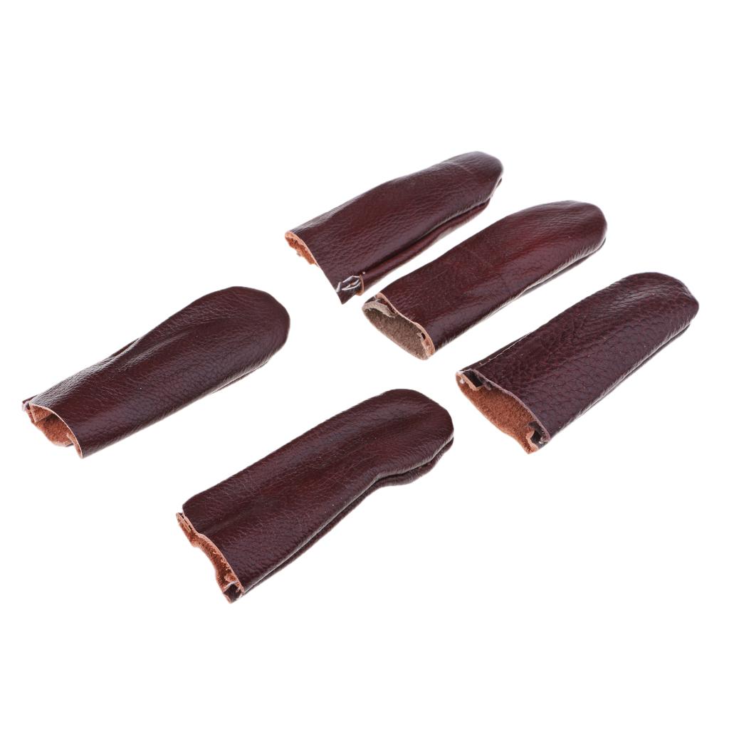 Genuine Leather Finger Guards  - Craft Tools recension och pris