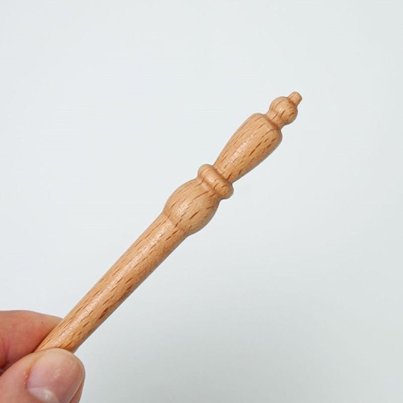  Embroidery Hook Set with Need - Wooden Crochet Hooks Ergonomic Handle recension och pris