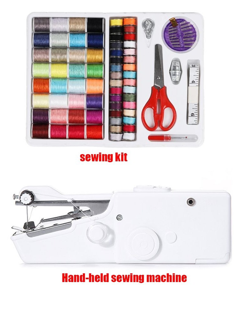 Travel Smart Sundries Sewing K - Mini Electric Sewing Machine Handheld recension och pris