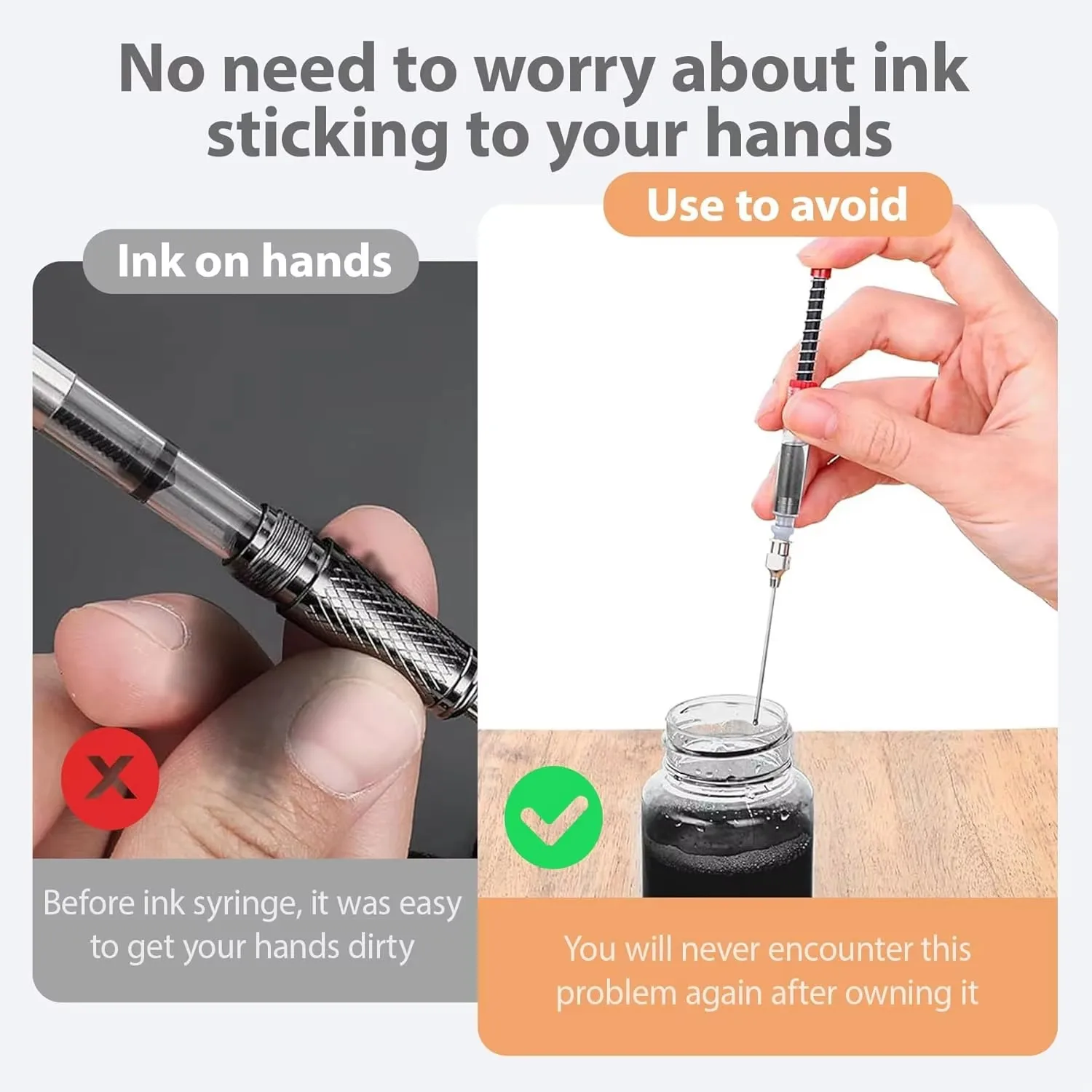 Fountain Pen Filler Ink Pen Sy - Scrapbooking recension och pris