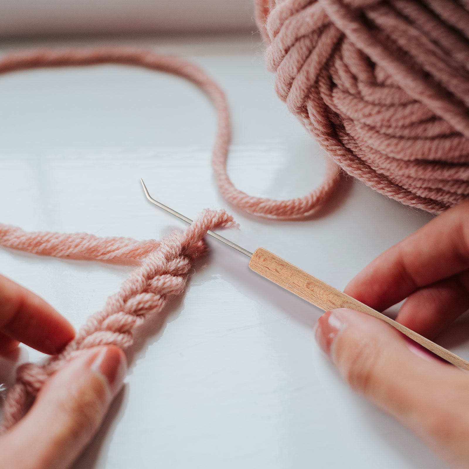 Crochet Hooks with Wooden Hand - Wooden Crochet Hooks Ergonomic Handle recension och pris
