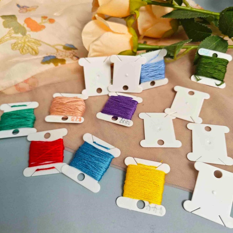 1set Embroidery Floss Bobbins  - Cotton Embroidery Thread Skeins recension och pris