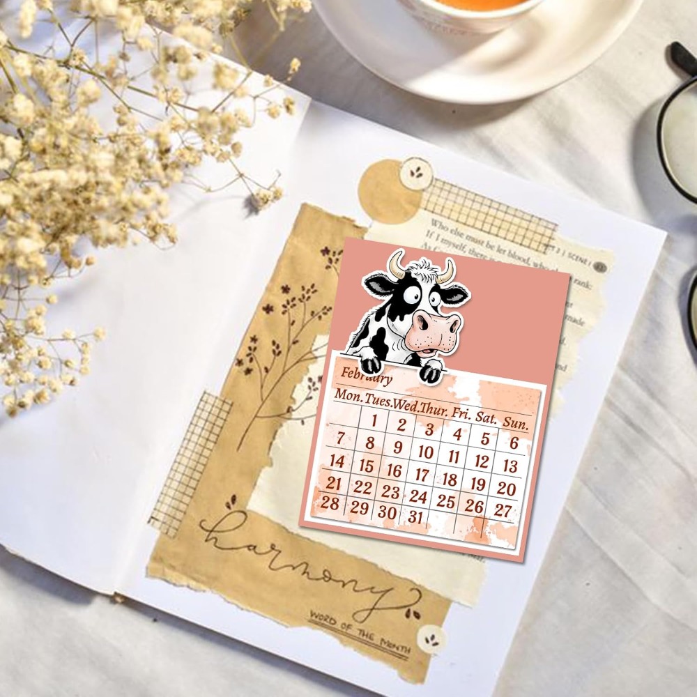 Calendar Clear Stamp for Scrap - Clear Silicone Stamps For Card Making recension och pris