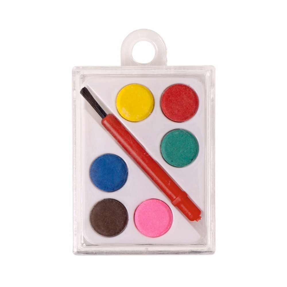 Portable with Painting Brush W - Watercolor Paint Set Solid Pigment recension och pris
