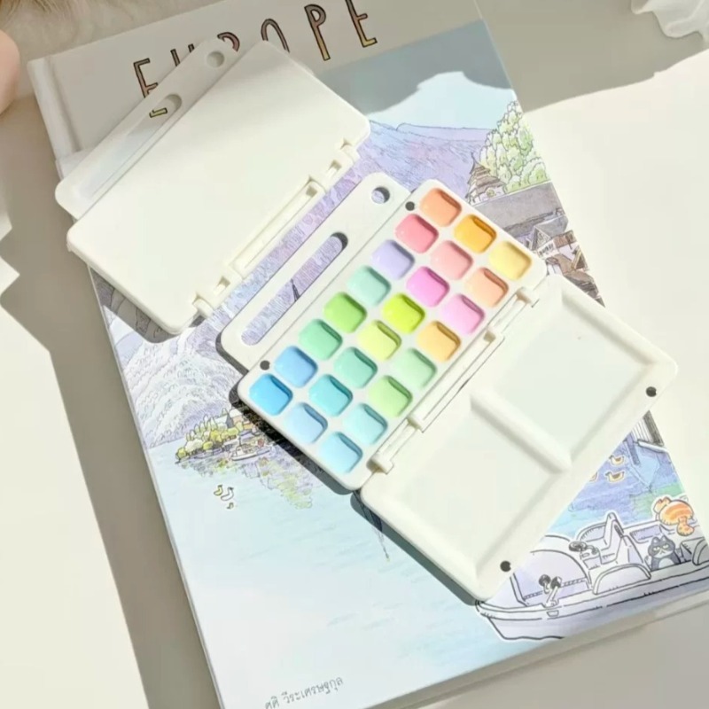 18/24Color Artist Grade Semi-D - Watercolor Paint Set Solid Pigment recension och pris