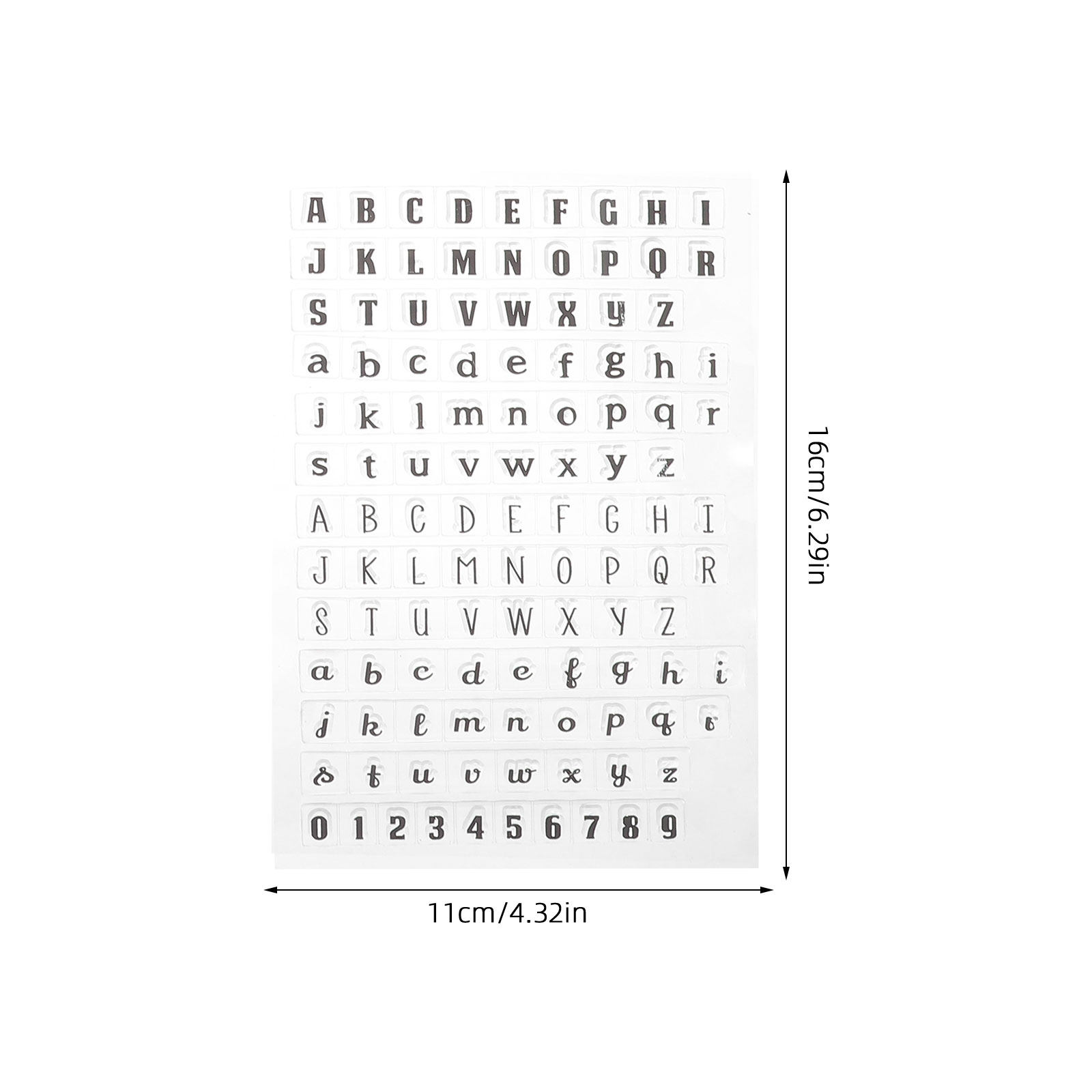 4 Pcs Clear Stamps for Journal - Clear Silicone Stamps For Card Making recension och pris