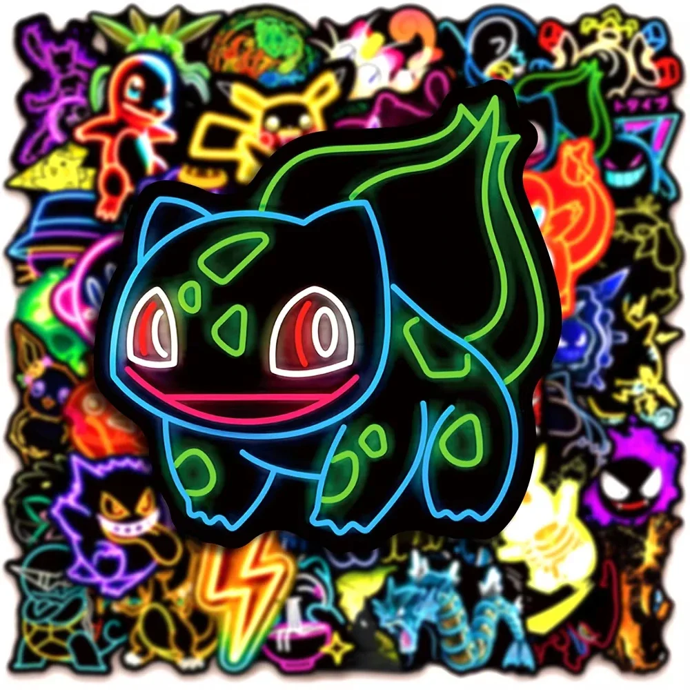 100pcs Neon  Pokémon  Stickers - Scrapbooking recension och pris